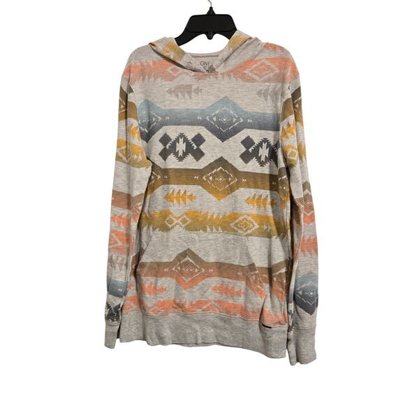 On The Byas Women’s Aztec Print Pullover Hoodie Multicolor Size S - Picture 1 of 6